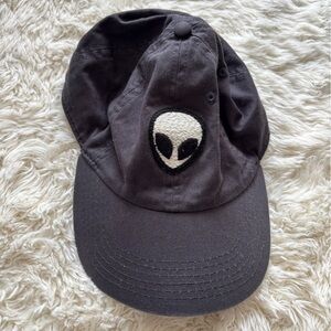 Gray Cap with Alien Patch